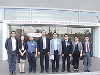 The delegation visits the School of Biomedical Sciences Partner